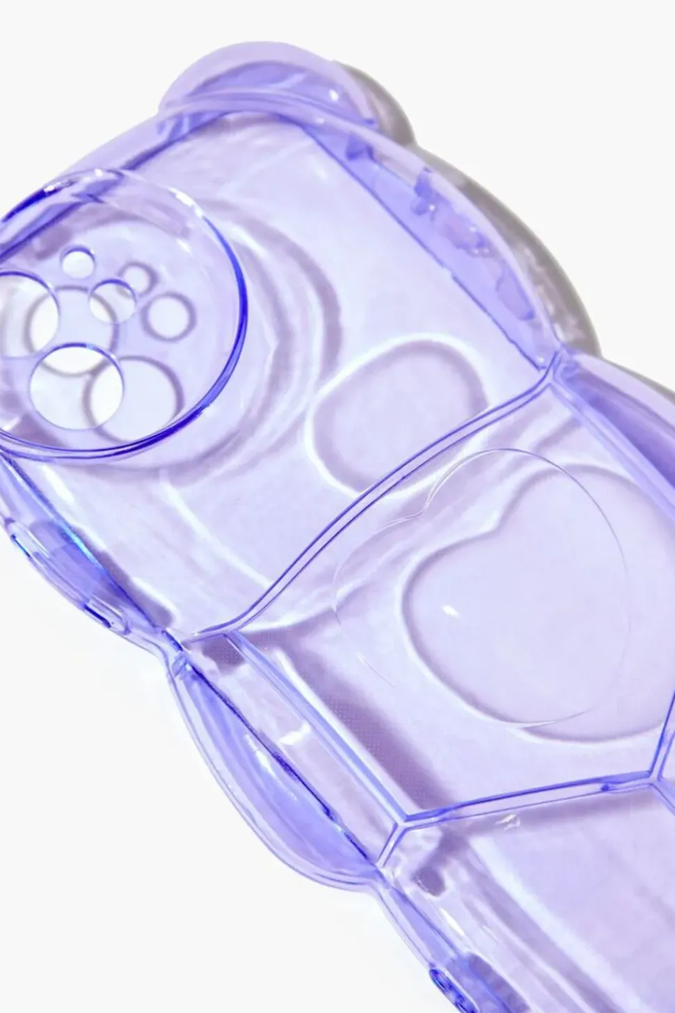 Transparent Bubble Bear Case For Iphone 12