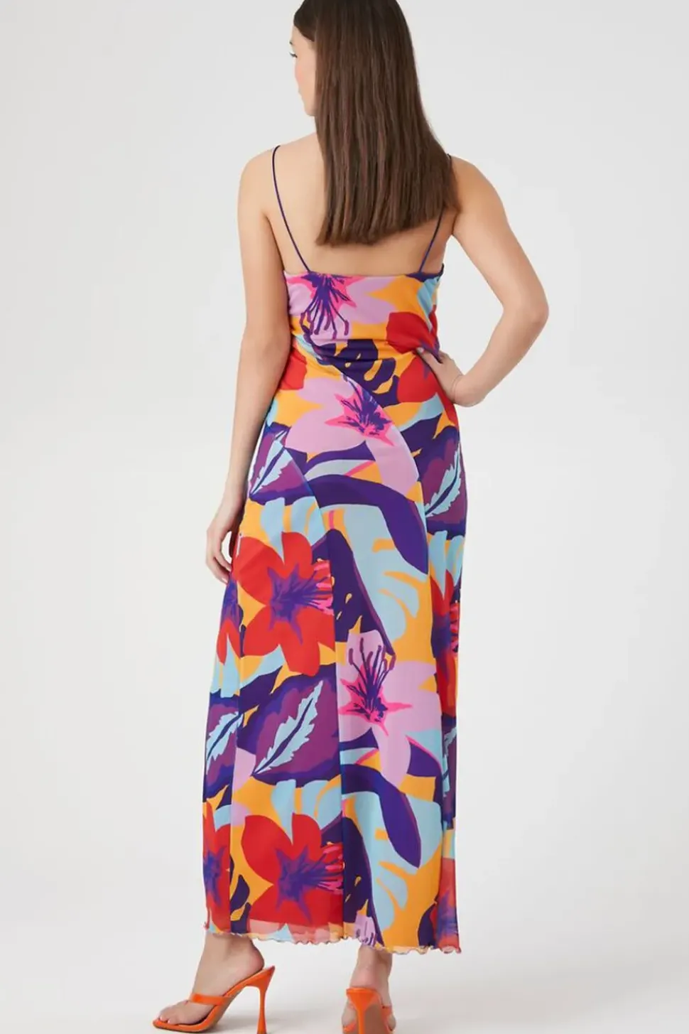 Tropical Floral Maxi Dress