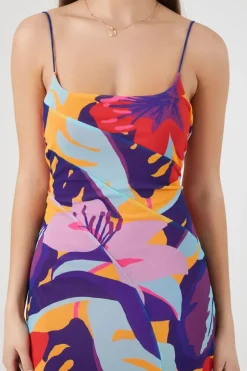 Tropical Floral Maxi Dress