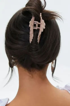 Tropical Leaf Hair Claw Clip