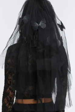 Tulle Butterfly Veil
