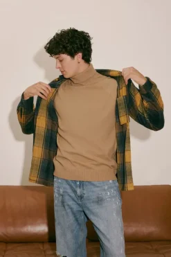 Turtleneck Raglan Sweater