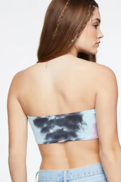 Turtle Tie-Dye Handkerchief Tube Top