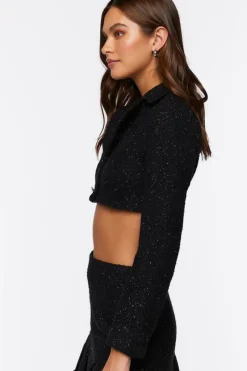 Tweed Cropped Blazer