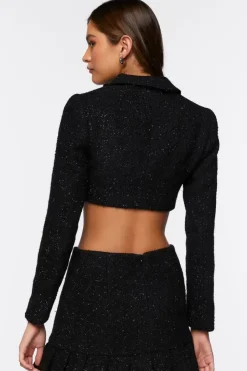 Tweed Cropped Blazer