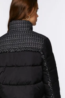 Tweed Puffer Jacket