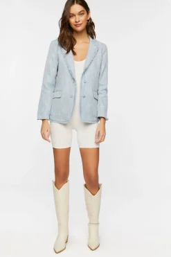 Tweed Single-Breasted Blazer