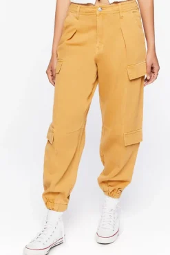 Twill Cargo Joggers
