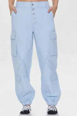 Twill Cargo Joggers