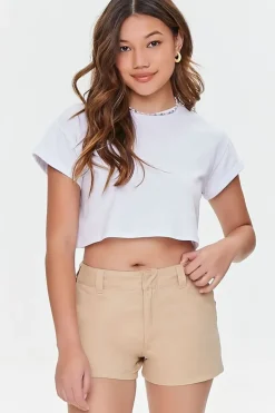 Twill Cotton Shorts