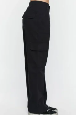 Twill Mid-Rise Cargo Pants