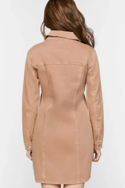Twill Mini Shirt Dress