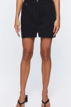 Twill Mini Skirt