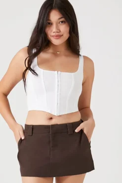 Twill Mini Skirt