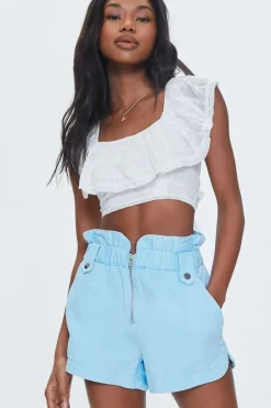 Twill Paperbag Shorts