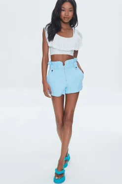 Twill Paperbag Shorts