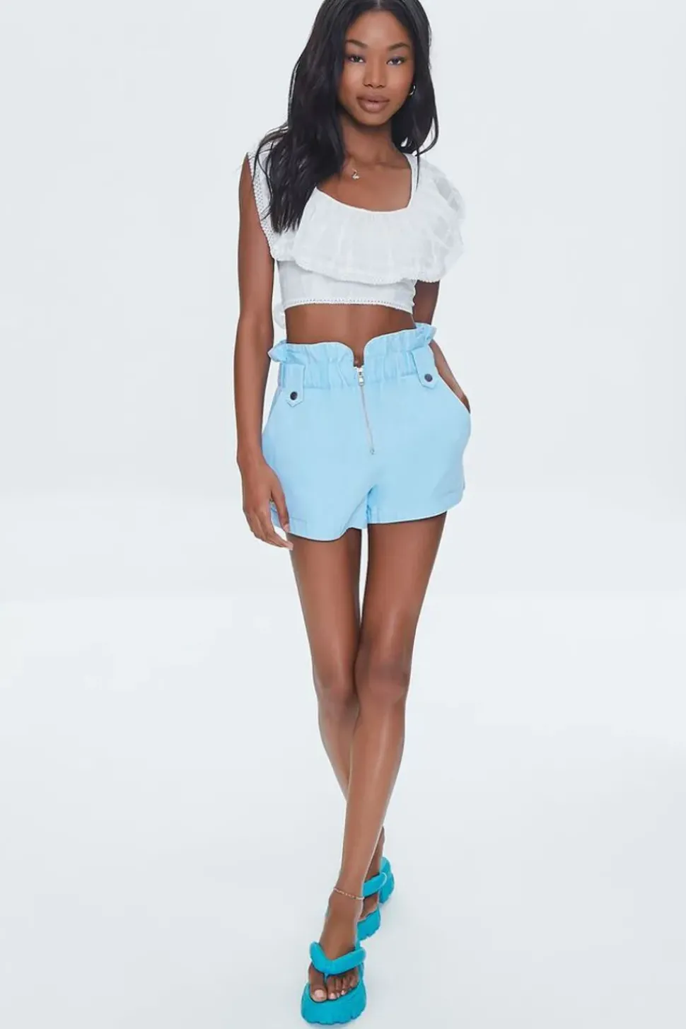 Twill Paperbag Shorts