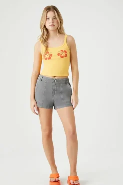 Twill Pull-On Shorts