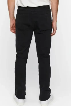 Twill Slim-Fit Zippered Pants