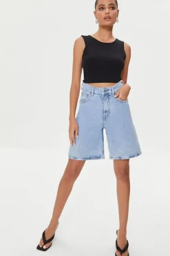 Twisted-Back Crop Top
