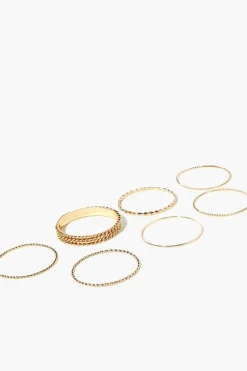 Twisted Bangle Bracelet Set