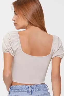 Twisted Cutout Crop Top