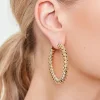 Twisted Hoop Earrings