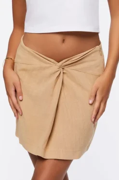 Twisted Mini Skirt