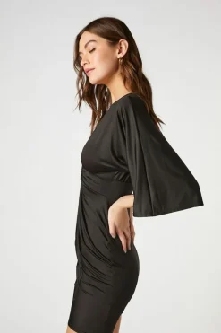 Twist-Front Mini Dress
