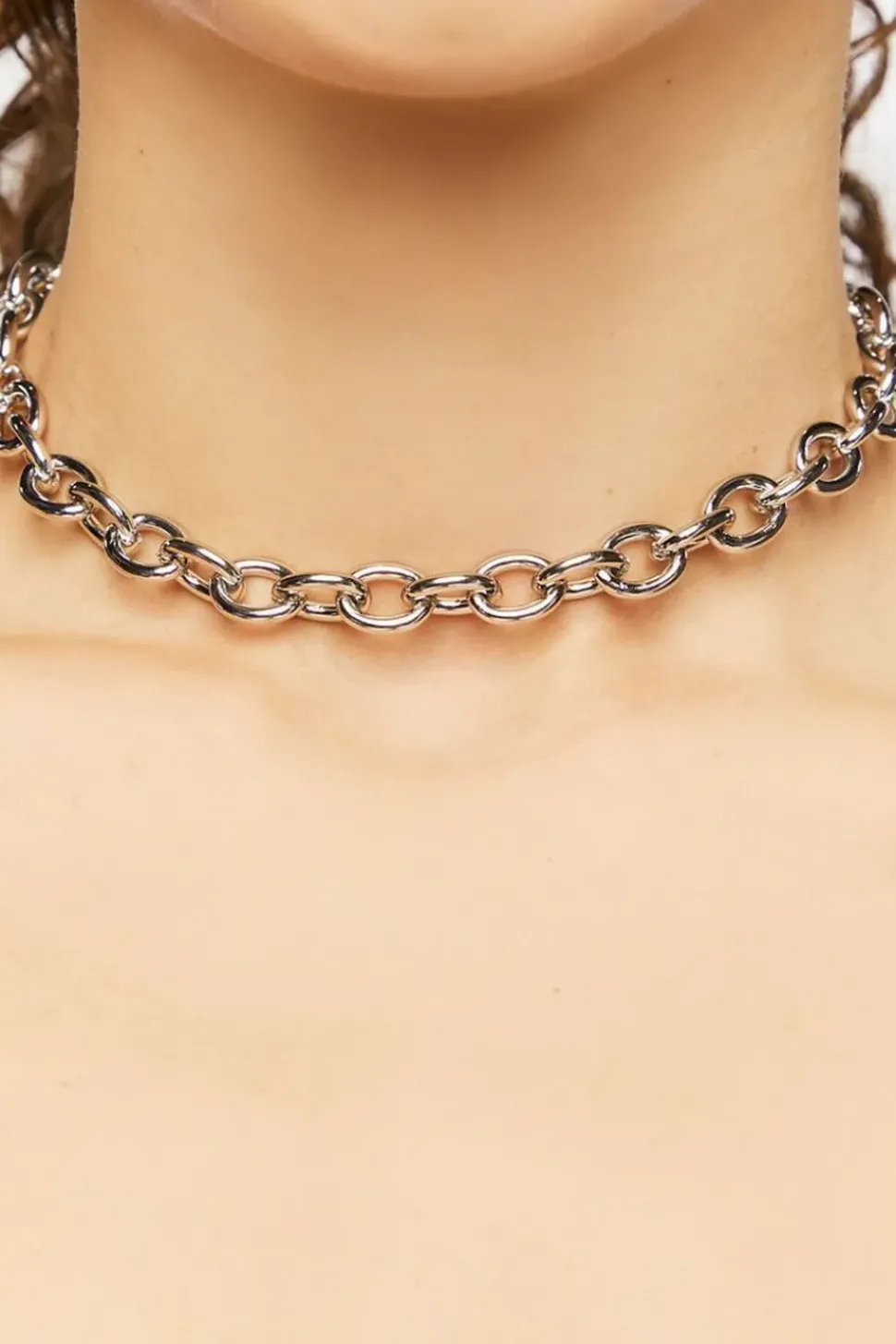 Upcycled Chain Choker Necklace