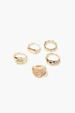 Upcycled Cocktail Ring Set