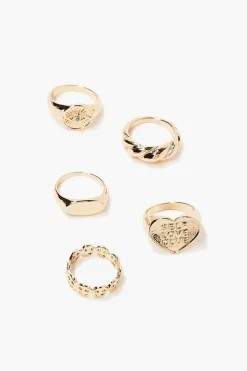 Upcycled Cocktail Ring Set
