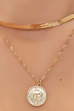 Upcycled Dolphin Layered Necklace