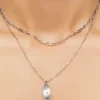 Upcycled Pendant Necklace Set