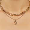 Upcycled Rose Layered Necklace