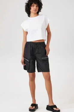 Utility Cargo Bermuda Shorts