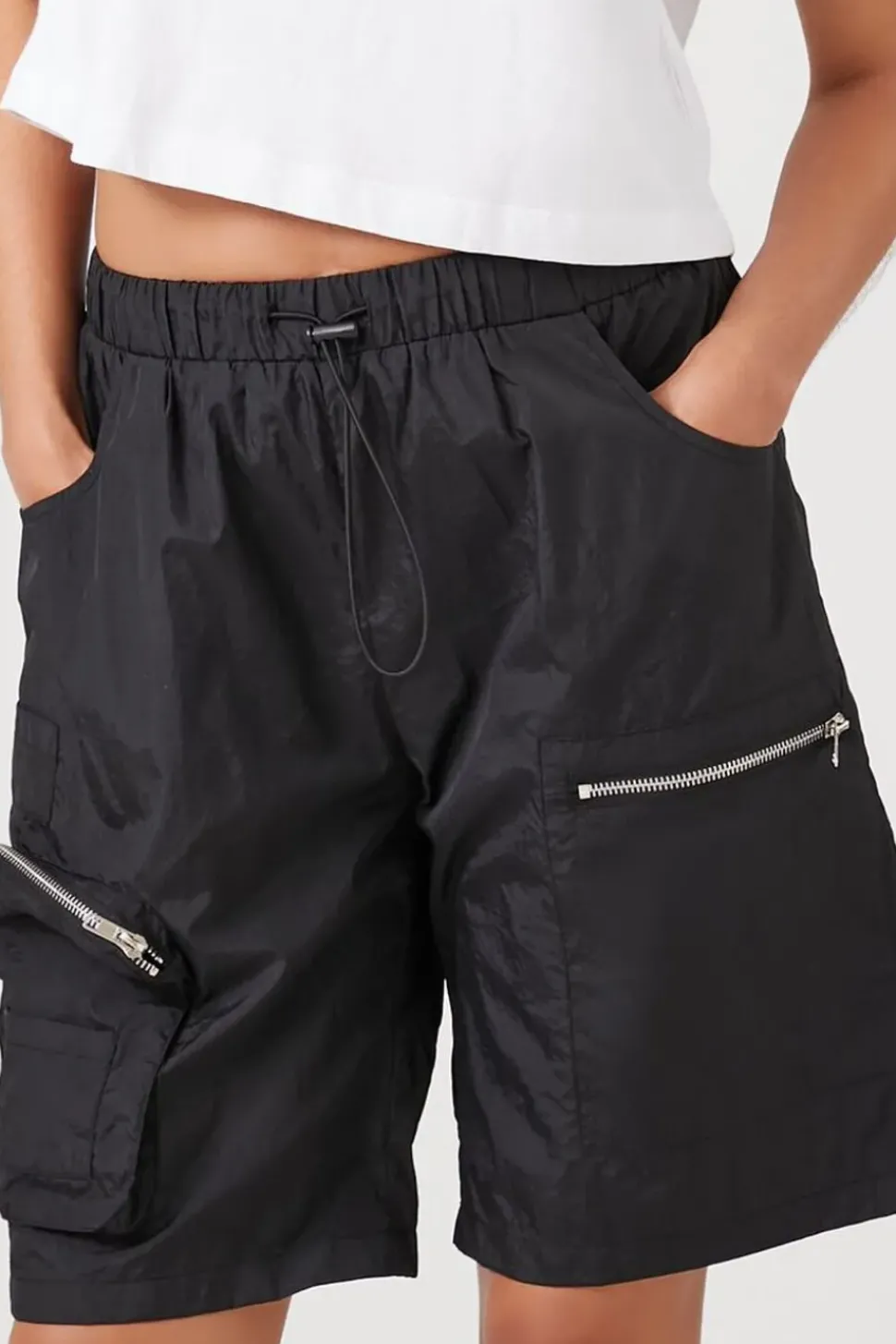 Utility Cargo Bermuda Shorts