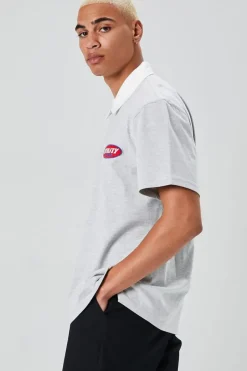 Utility Department Patch Polo Shirt