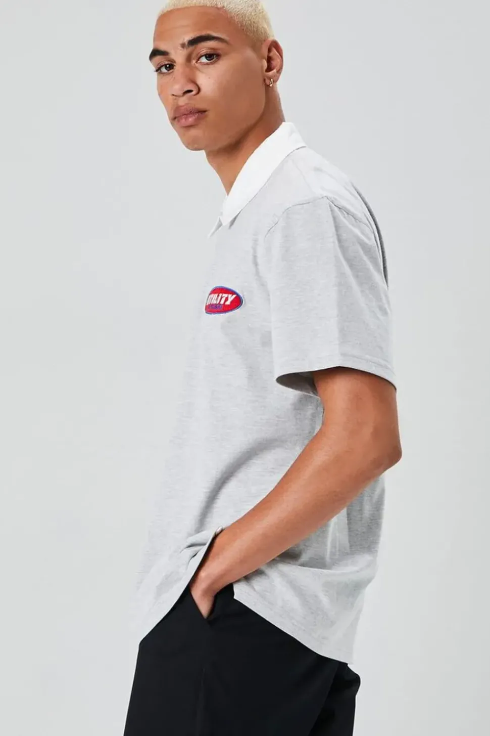 Utility Department Patch Polo Shirt