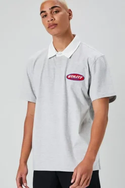 Utility Department Patch Polo Shirt