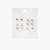 Variety Stud Charm Earring Set