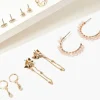 Variety Stud & Drop Earring Set