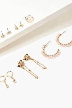 Variety Stud & Drop Earring Set