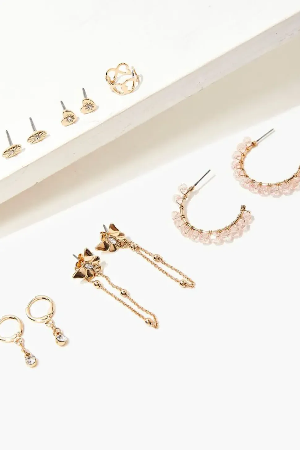 Variety Stud & Drop Earring Set