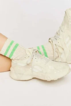 Varsity-Striped Crew Socks