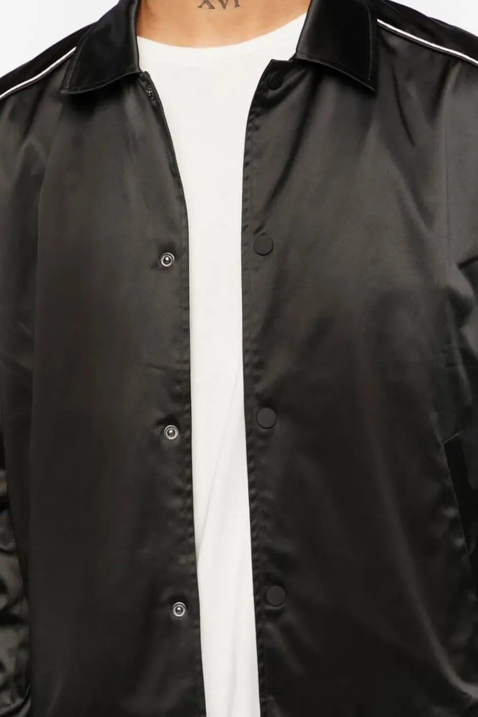 Varsity-Trim Bomber Jacket