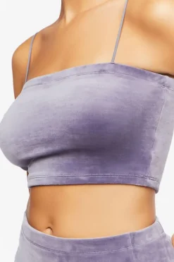 Velour Cropped Cami