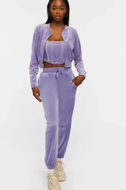 Velour Drawstring Joggers