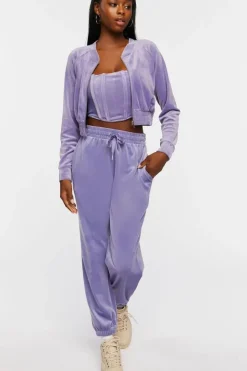 Velour Drawstring Joggers