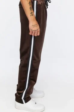 Velour Drawstring Slim-Fit Pants